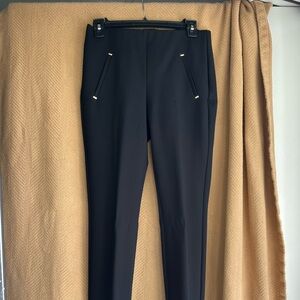 Chicos Juliet Ponte knit straight leg pants. NWOT. Chicos 000R (size 0R)